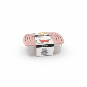 Set 4 Boîtes de Rangement Alimentaire Garner Gondol G294
