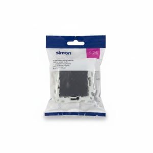 Interrupteur Simple Simon S24 Graphite pour installation fixe