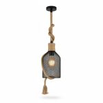 Suspension Jevana Corde et Métal D150 E27