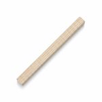 Baguette d'angle en bois clair pour finitions décoratives