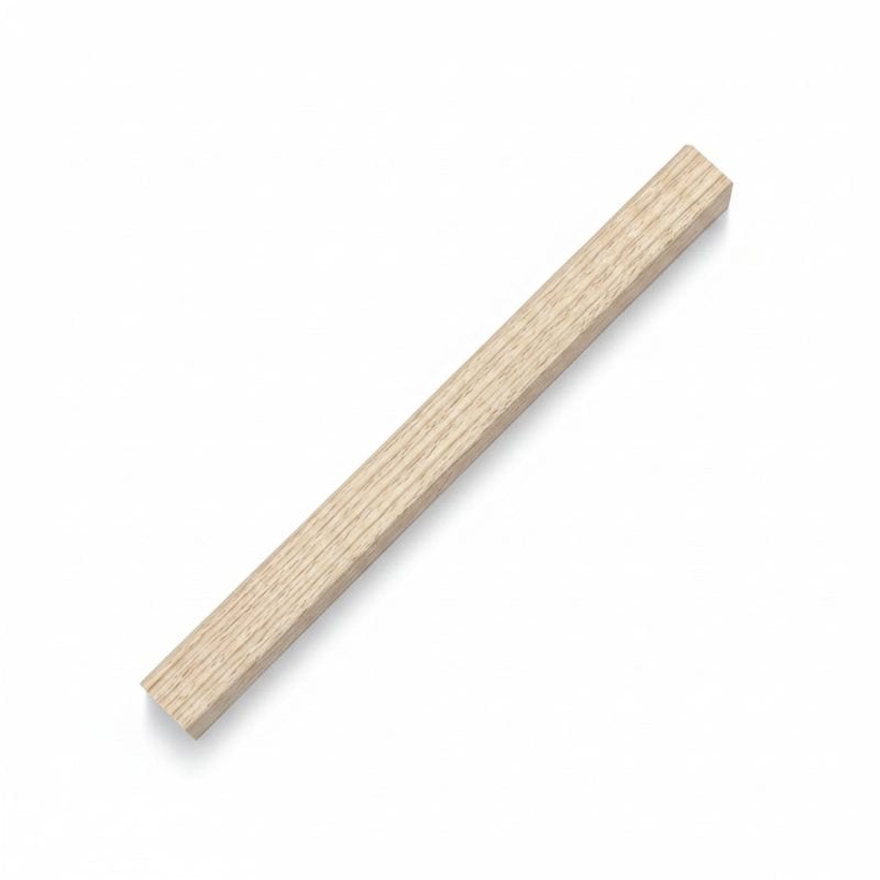 Baguette d'angle en bois clair pour finitions décoratives