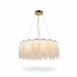 Suspension LED Cosypm Plumes D50cm 3 Couleurs 65W