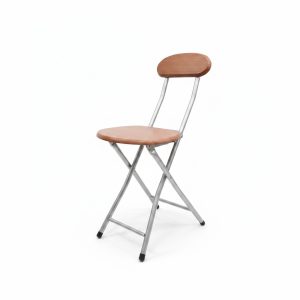 Chaise pliante en bois et métal pour extérieur et intérieur