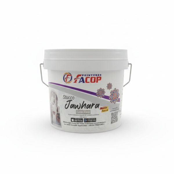 Stucco Jawhara Extra Blanc Effet Marbré FACOP