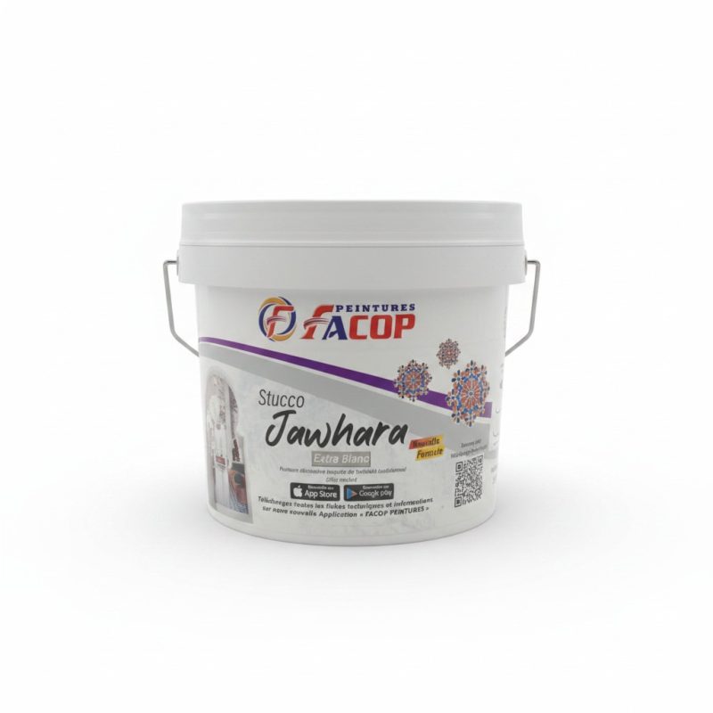 Stucco Jawhara Extra Blanc Effet Marbré FACOP