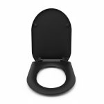 Abattant WC Bella City Slim Noir Mat Amortissable