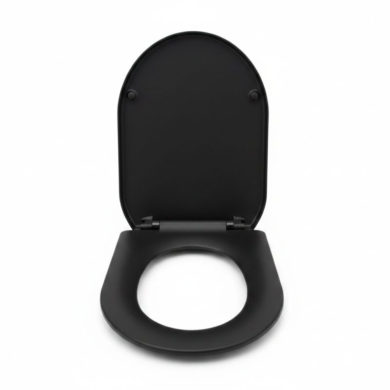 Abattant WC Bella City Slim Noir Mat Amortissable