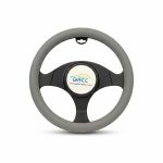 Couvre-volant en cuir C25 Gris pour voiture