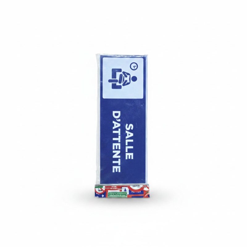 Plaque de Signalisation Salle d'Attente avec Pictogramme