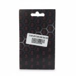 Support étagère pin rond plastique transparent 20 pcs 3F