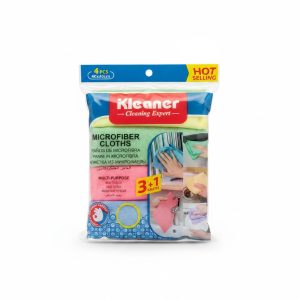Set 4 Chiffons Microfibre 38x40 cm Kleaner