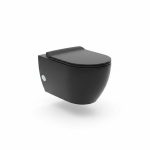 Cuvette suspendue City noir mat sans bride Turkuaz