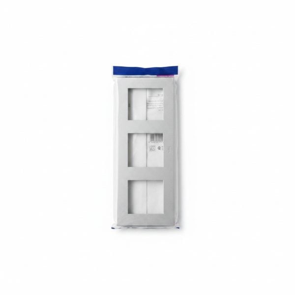 Plaque triple Vimar S24 Aluminium pour interrupteur