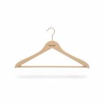 Cintre en Bois Amichi avec Barre Pantalon Antidérapante