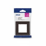 Plaque simple marron Simon S24 Harmonie 1 module