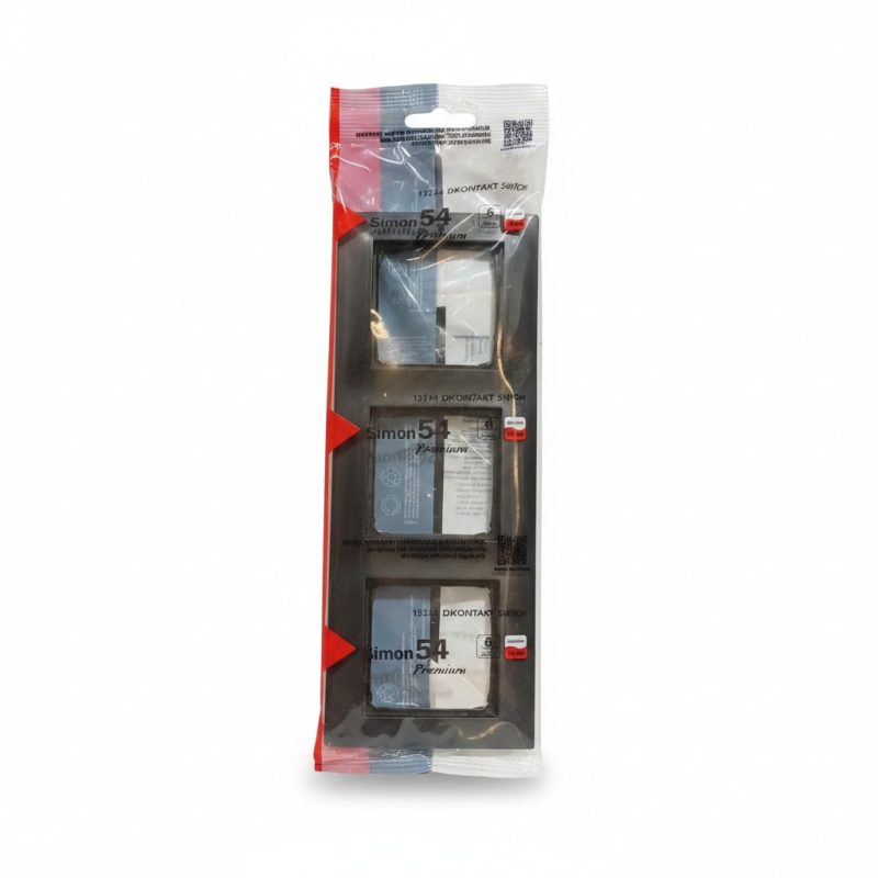 Cadre 3 éléments Noir Mat Simon 54 Premium