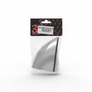 Support de tablette en verre 619 XL design chromé
