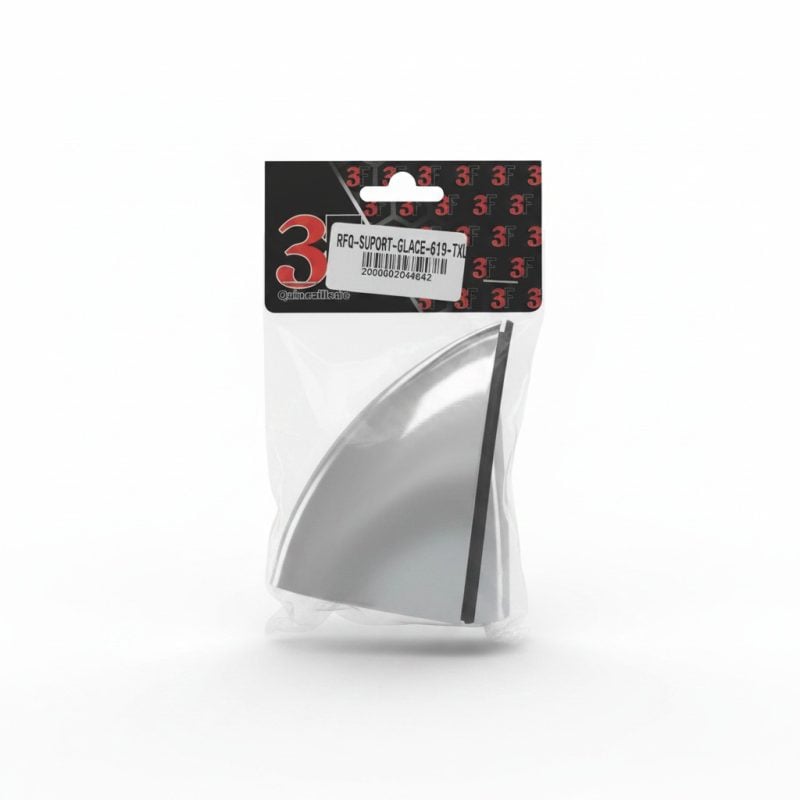 Support de tablette en verre 619 XL design chromé