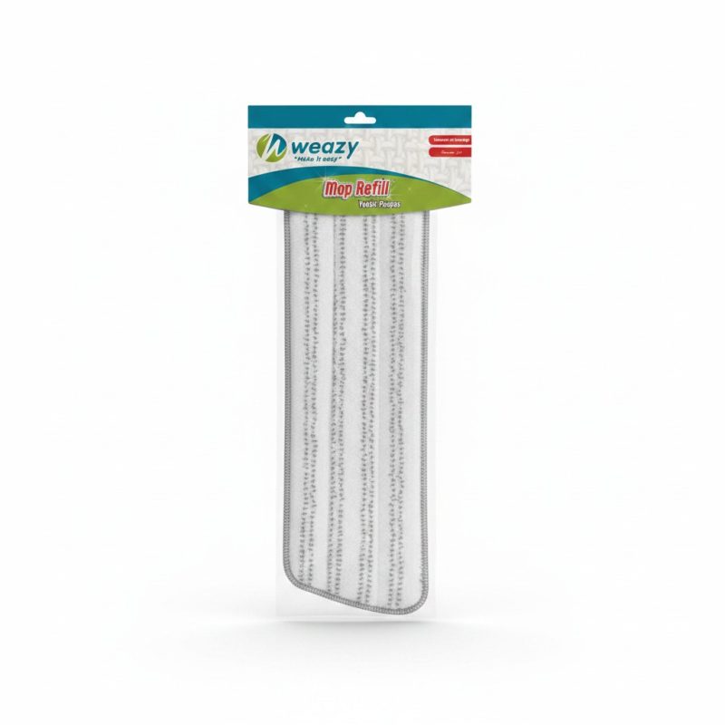 9260171 Recharge Mop Plat Microfibre Weazy pour Nettoyage Facile