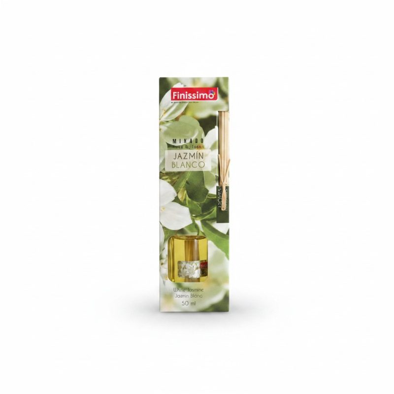Diffuseur de parfum Mikado Jasmin Blanc 50 ml Finissimo