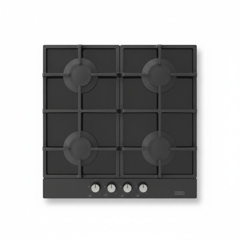 Plaque de cuisson gaz 4 feux Franke FHNG 604 4G TC BK C