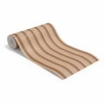 Papier Peint Effet Bardage Bois Marron 1.06 m