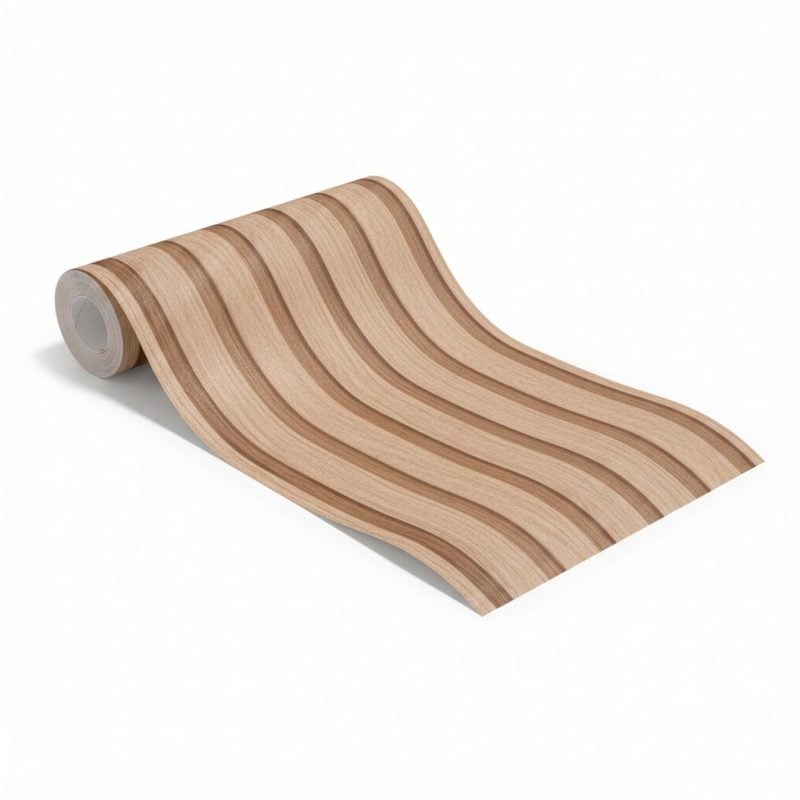 9772831 Papier Peint Effet Bardage Bois Marron 1.06 m