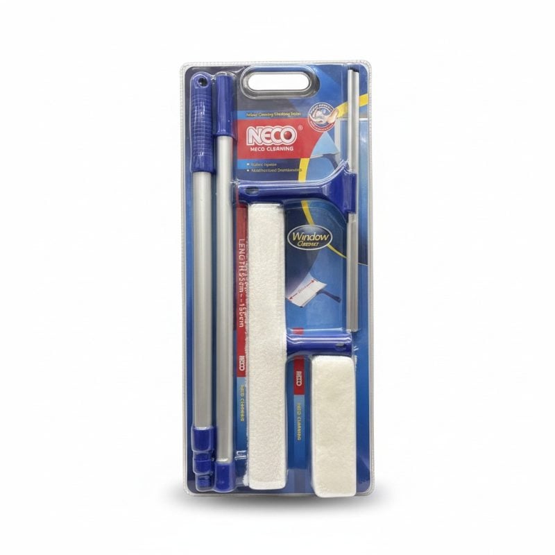 Kit LaveVitre Télescopique 155 cm avec Raclette NECO