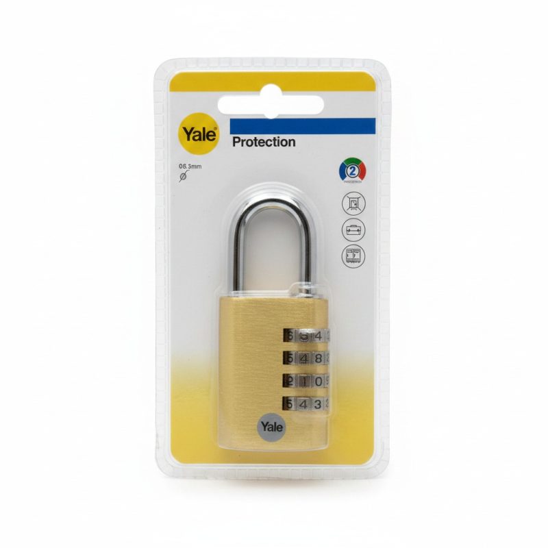 Cadenas à combinaison 4 chiffres 38mm Laiton YE3CB Yale
