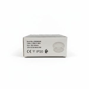 Spot Apparent Rond Blanc GU10 92mm KG Lighting