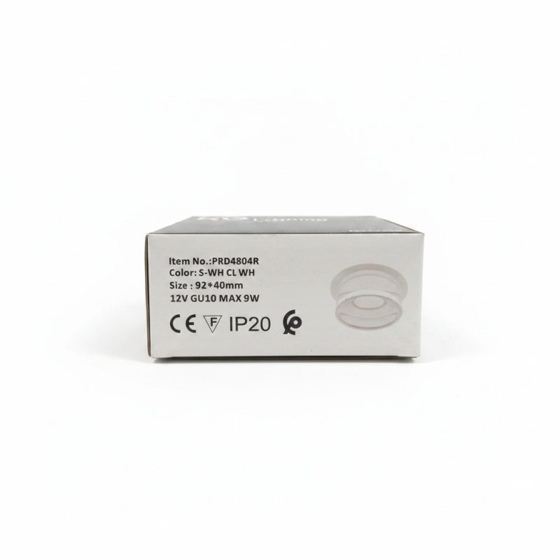 9708111 Spot Apparent Rond Blanc GU10 92mm KG Lighting