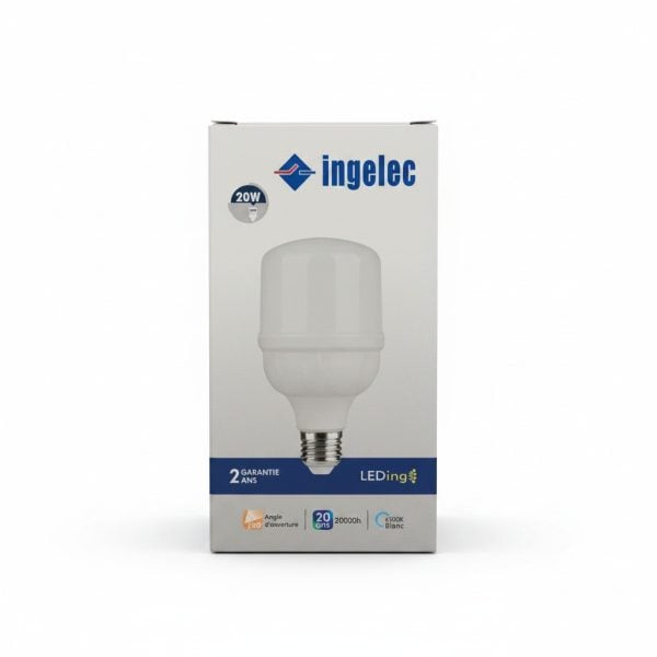 Lampe LED High Power 20W E27 Blanche Ingelec