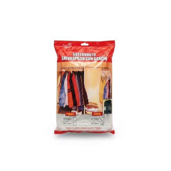 Housse de rangement sous vide avec crochet 70x145cm Homme & Co