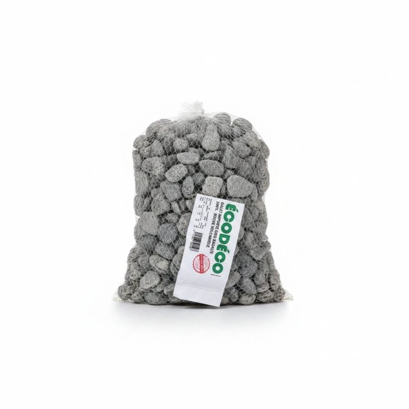 Galet Gris Basalte 100% Roche Volcanique Écodéco