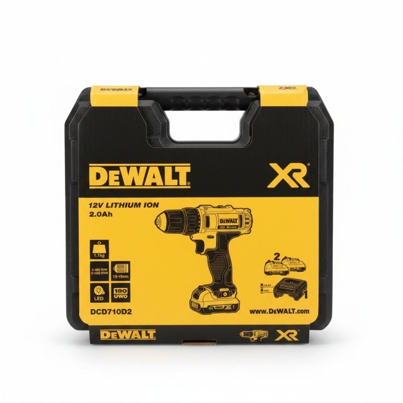 Perceusevisseuse sans fil DEWALT XR 12V DCD710D2