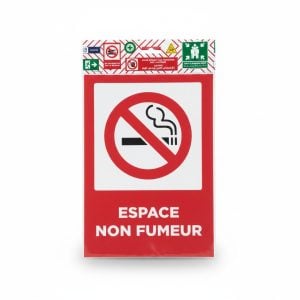 Plaque de Signalisation Espace Non Fumeur
