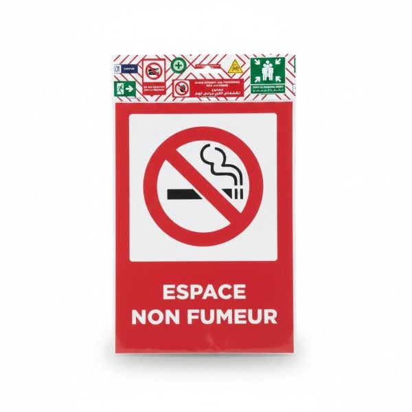 Plaque de Signalisation Espace Non Fumeur