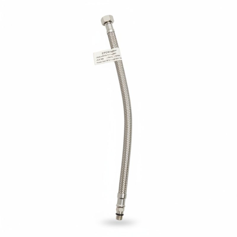 Flexible Sanitaire 3/8"F x M10 30cm Inox Tressé LL8014