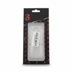 Support Plafond pour Tringle Ronde en Plastique Transparent