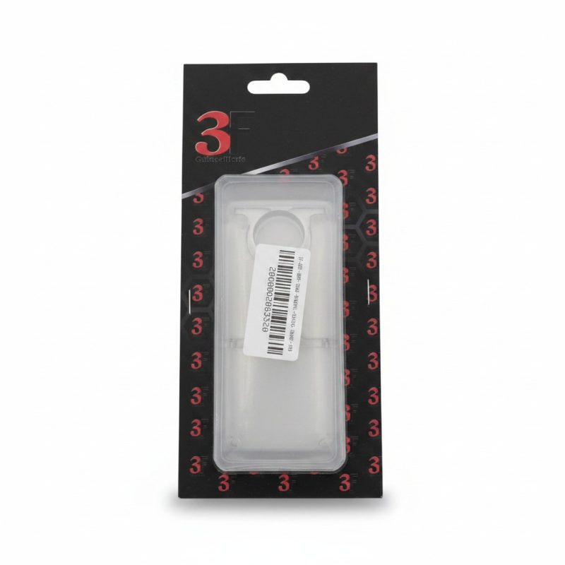 Support Plafond pour Tringle Ronde en Plastique Transparent