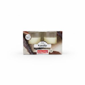 Bougie Parfumée Vanille en Verre Finissimo (Lot de 2)