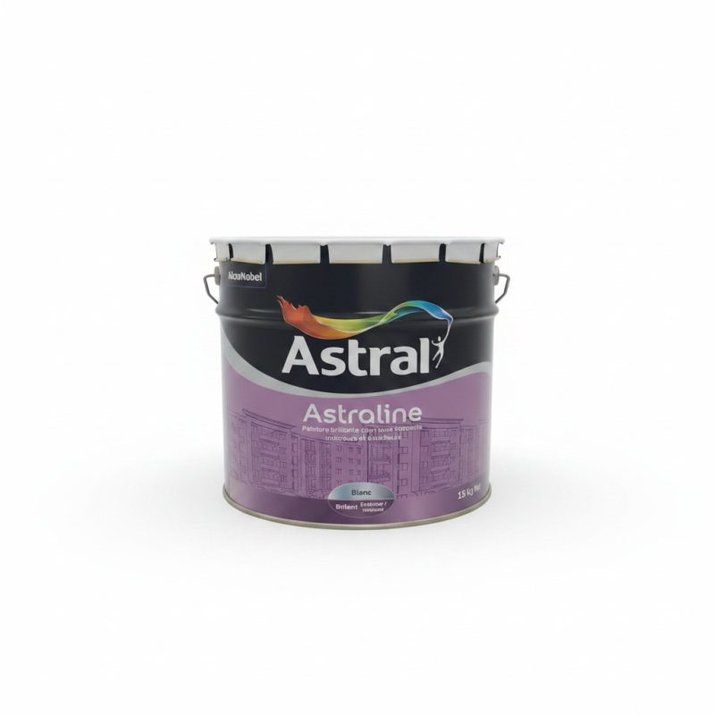 9343781 Peinture brillante Astraline Blanc 15 kg Astral