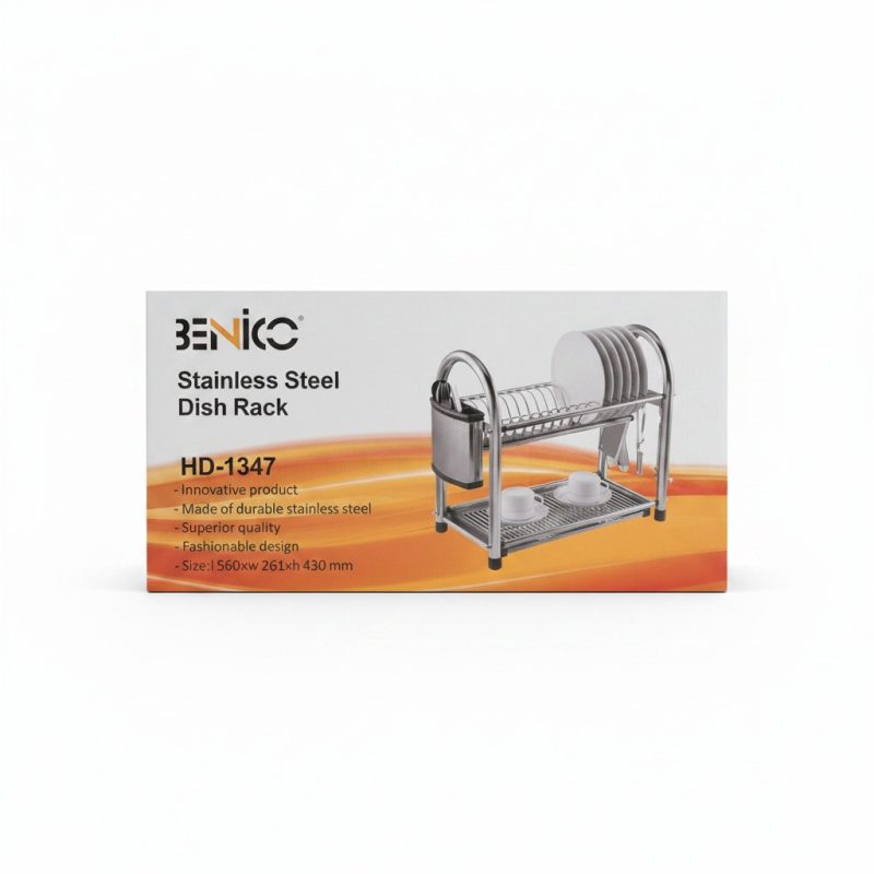 Égouttoir vaisselle 2 étages Inox BENICO HD1347
