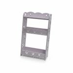 Étagère multiusage 3 niveaux PVC 34x15x62 cm