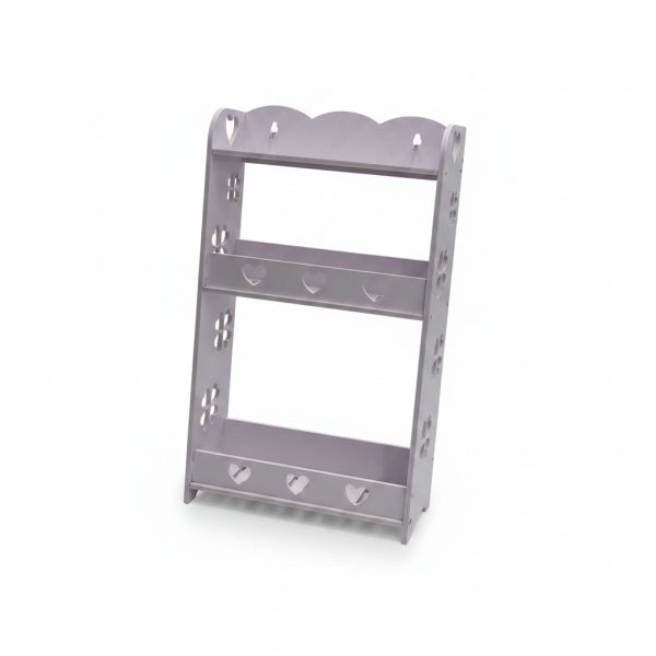Étagère multiusage 3 niveaux PVC 34x15x62 cm