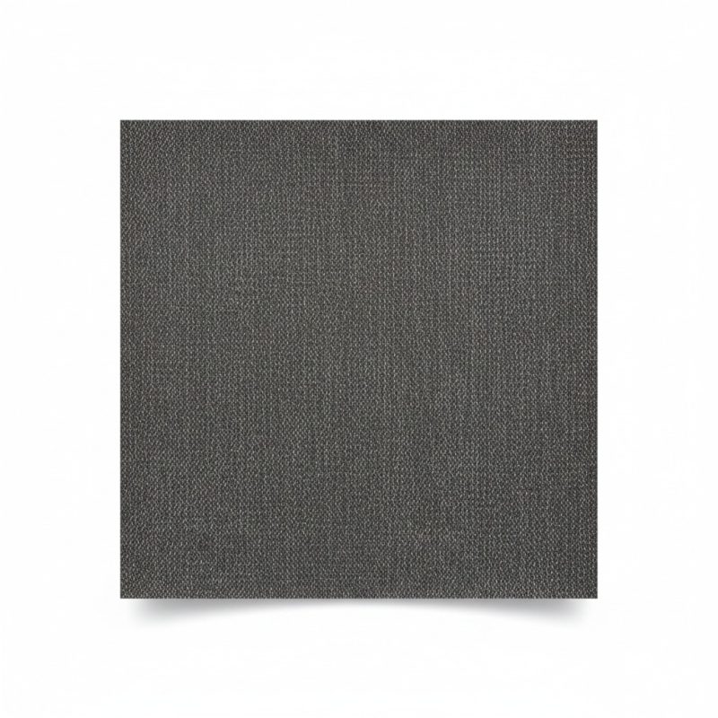 Papier peint texturé effet tissage gris anthracite