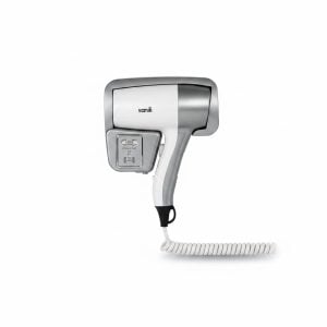 Sèche-cheveux mural Sanili ABS Silver & Blanc avec prise