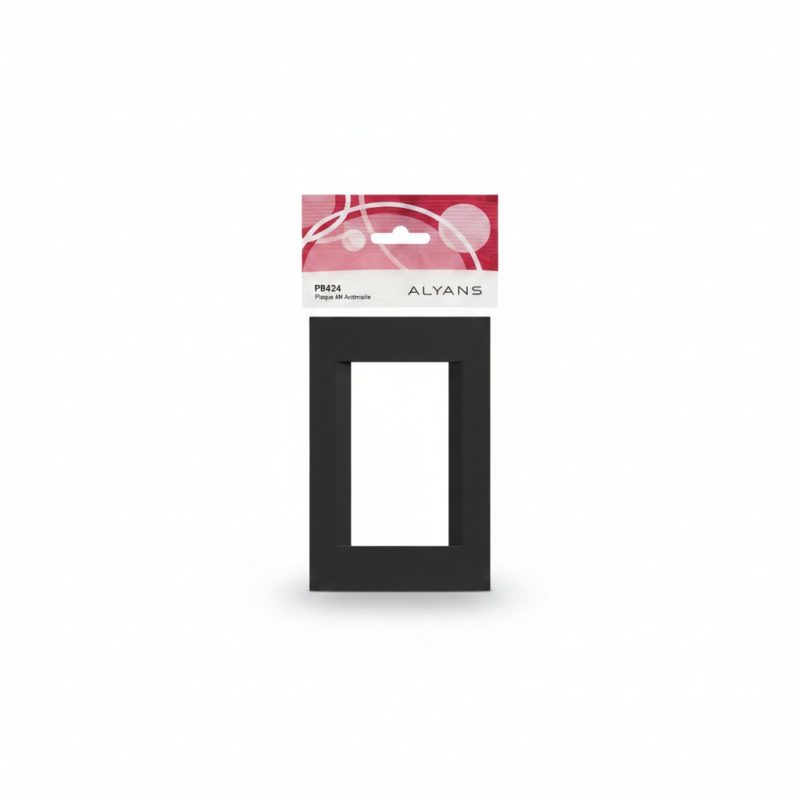 9618761 Plaque de finition 4M Anthracite Tugelec Alyans P8424