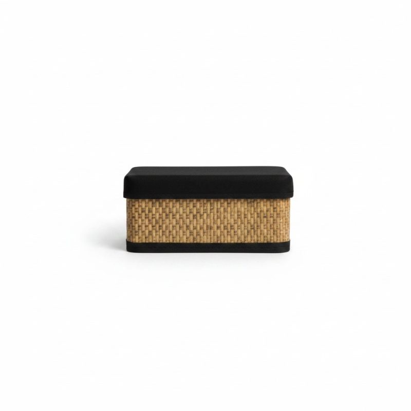 Panier de Rangement Rectangulaire en Bambou 35x60 cm