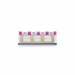 Plaque quadruple Simon S24 couleur champagne